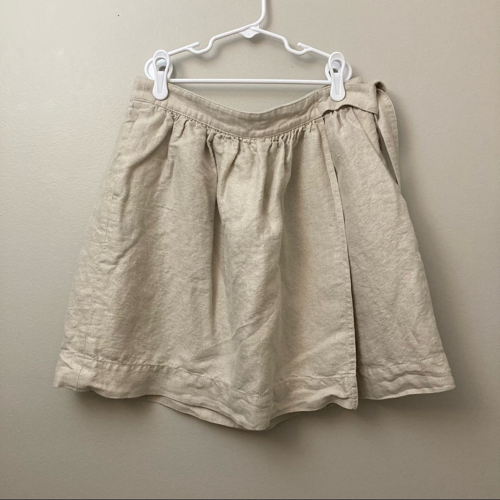 J. Crew Linen Blend Skirt